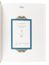 A Joe DiMaggio Signed Autograph Limited Edition Album Book Set,