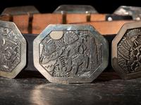 Silver Storyteller Concha Belt, 1994
