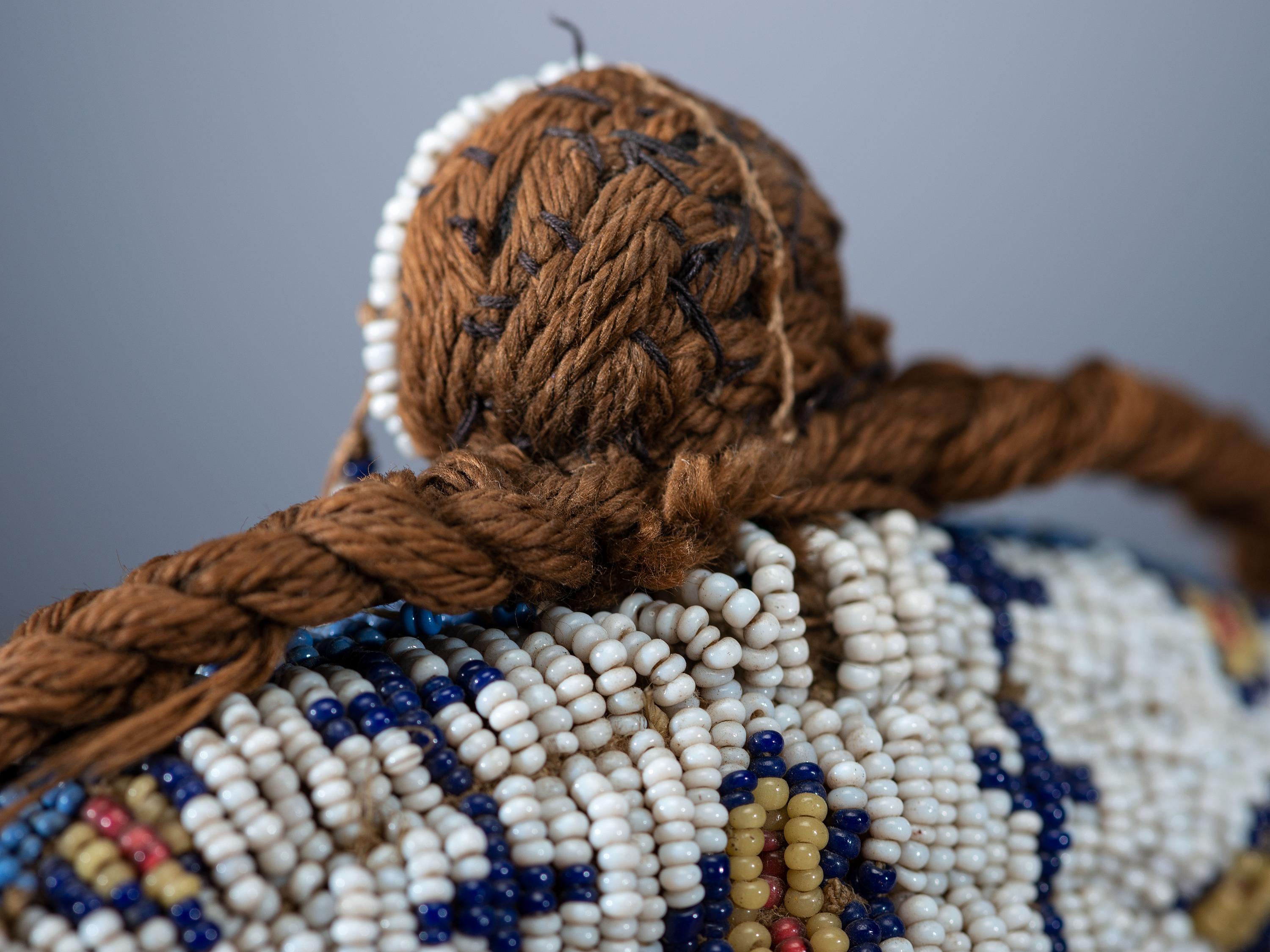 Sioux Beaded Hide Doll