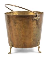 An English Copper Coal Scuttle
