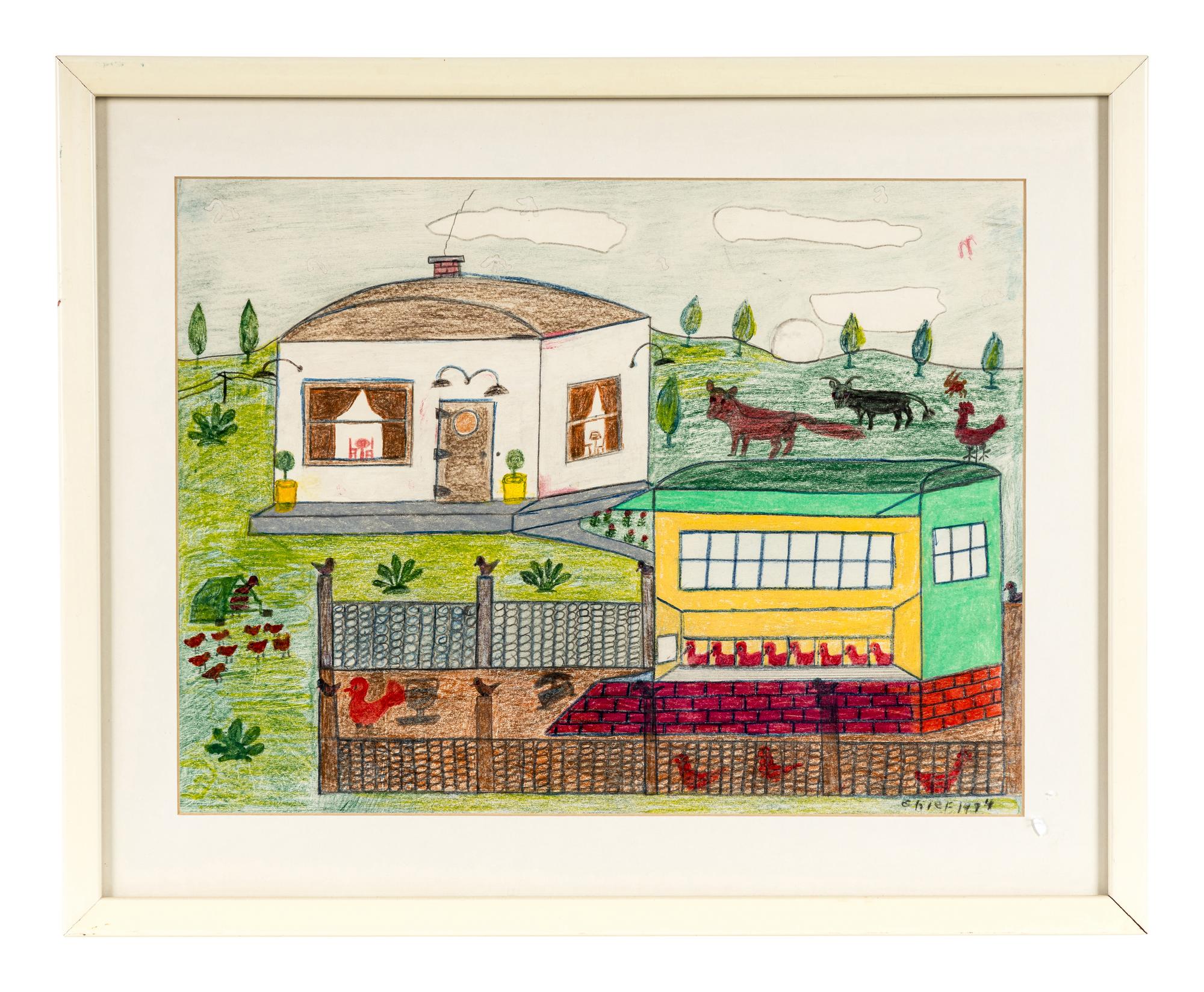 Untitled (Chicken Coop), 1970, Untitled (Tending Cattle), 1974 and Untitled (Wild Hare) , 1974 (three works)