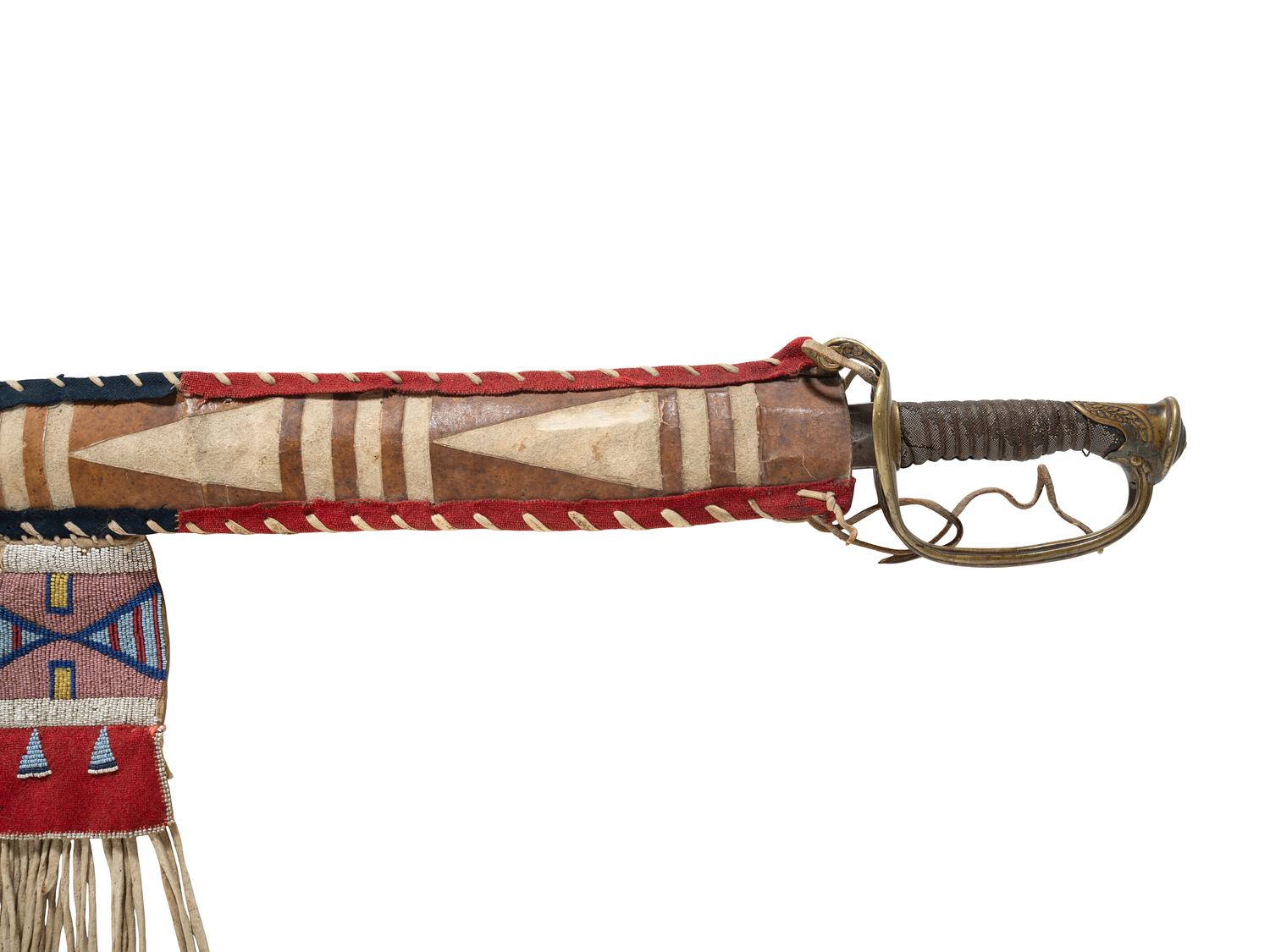 Apsáalooke Beaded Lance Case