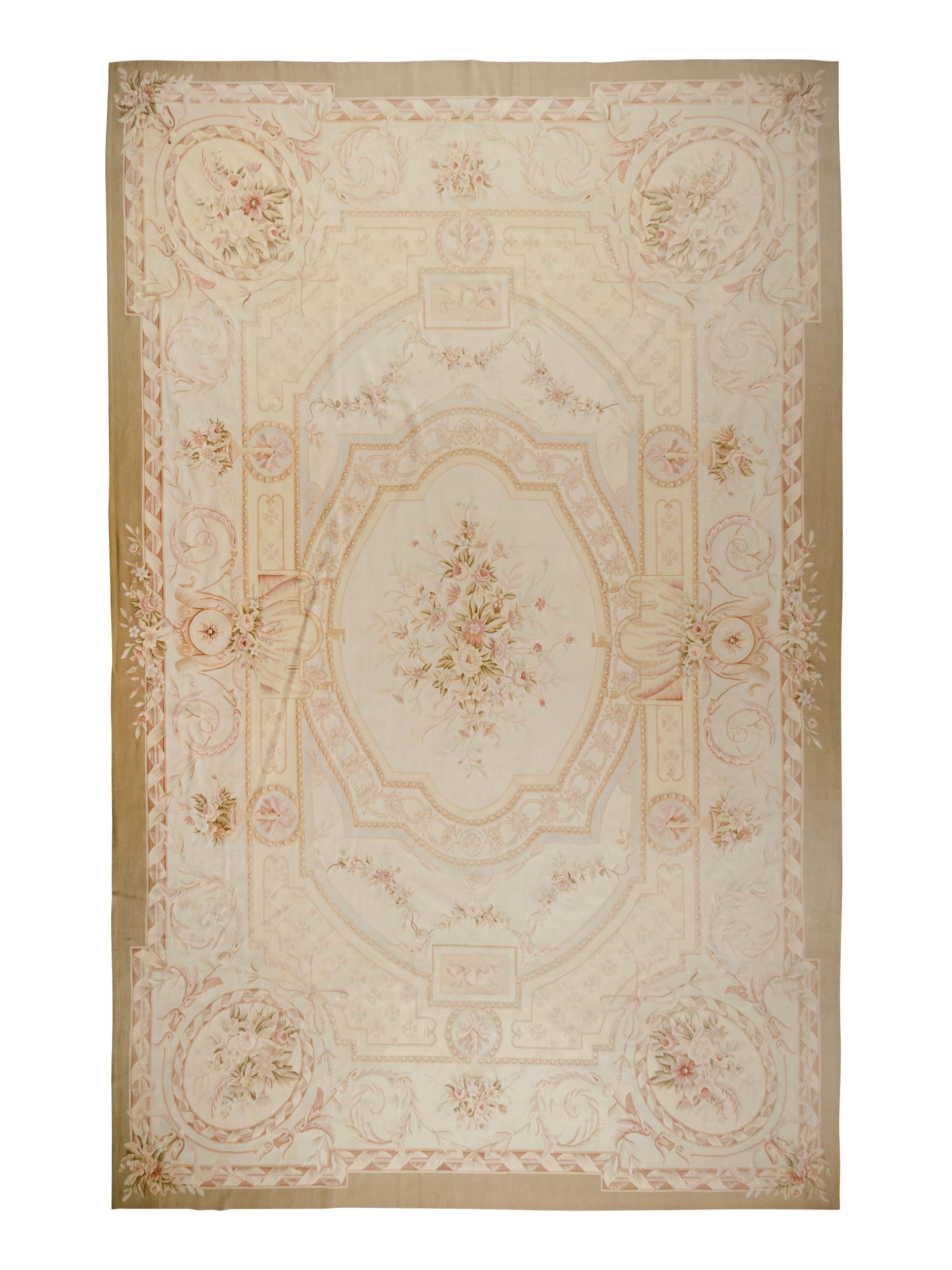 An Aubusson Style Wool Rug