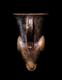 A Greek Pottery Rhyton
