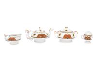 A Kornilov Bros. Porcelain Four-Piece Coffee Service