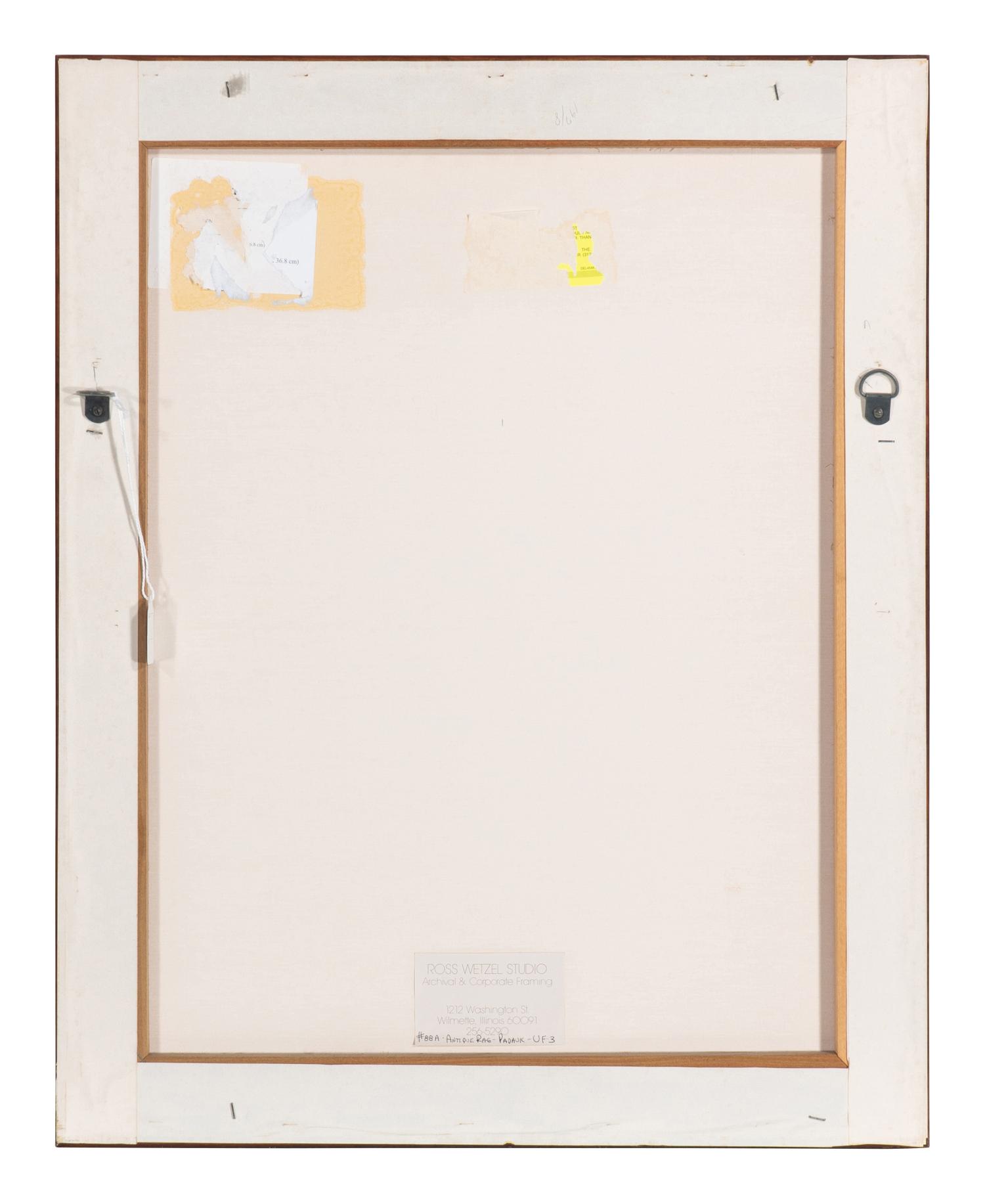 Hanging up the Frame (from Suite of Daze ), 1976