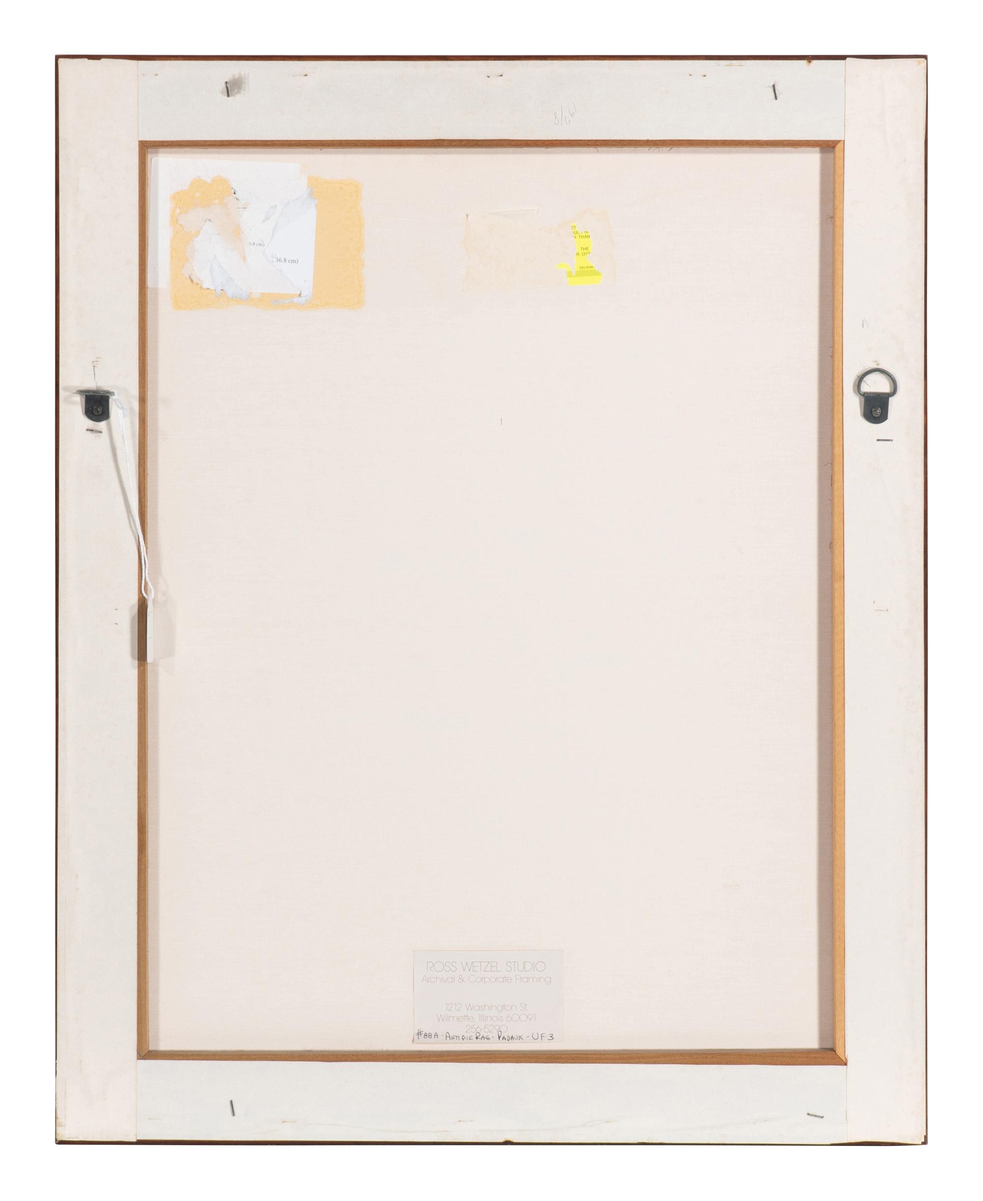 Hanging up the Frame (from Suite of Daze ), 1976