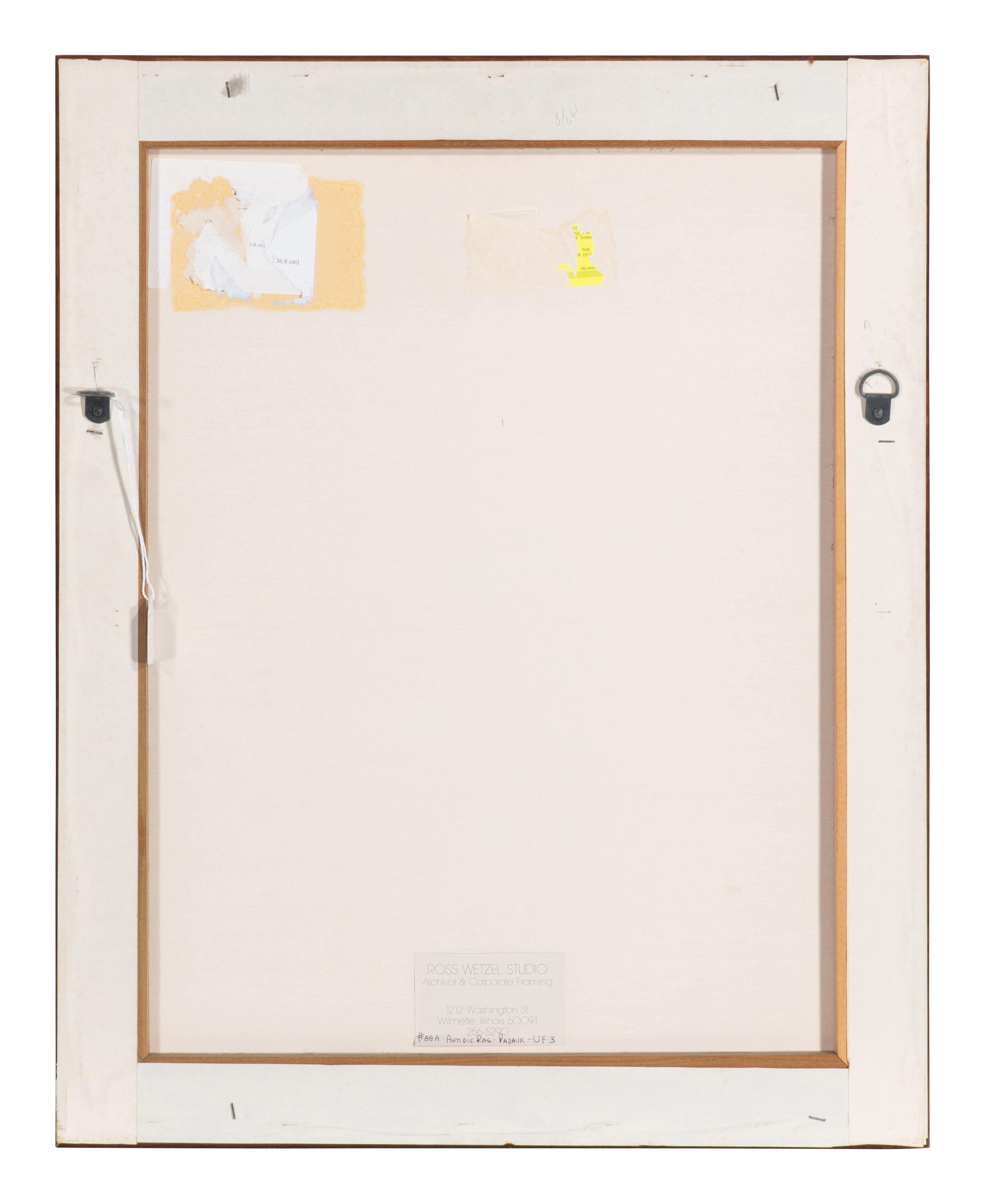 Hanging up the Frame (from Suite of Daze ), 1976