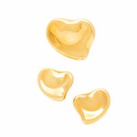 Tiffany & Co., Elsa Peretti, 'Full Heart', Yellow Gold Earrings and Brooch