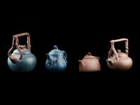 Four Chinese Yixing Ware Teapots