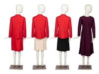 Halston Skirt Suit, Two Skirts, and Dress, 1980s
