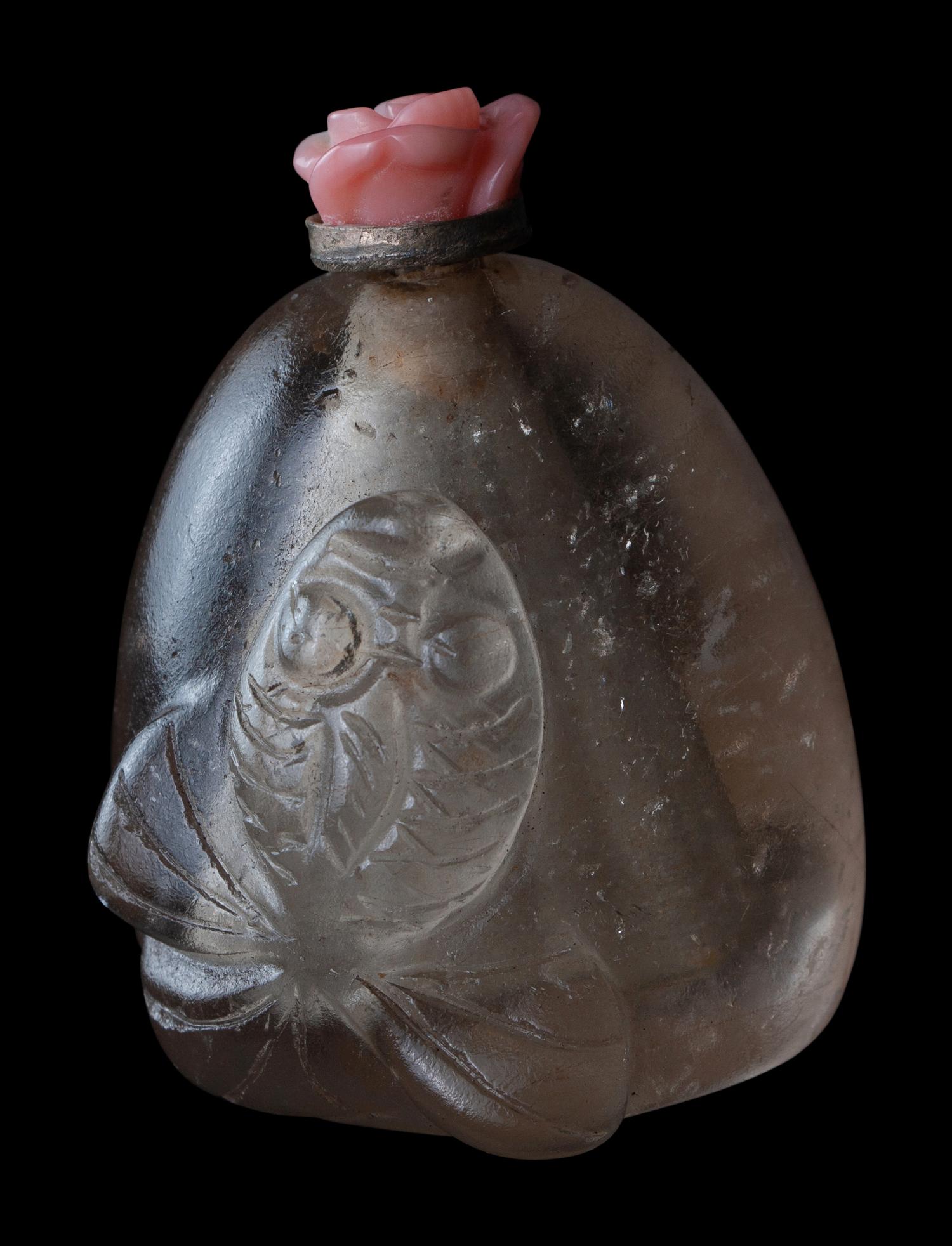 Four Chinese Hardstone Snuff Bottles