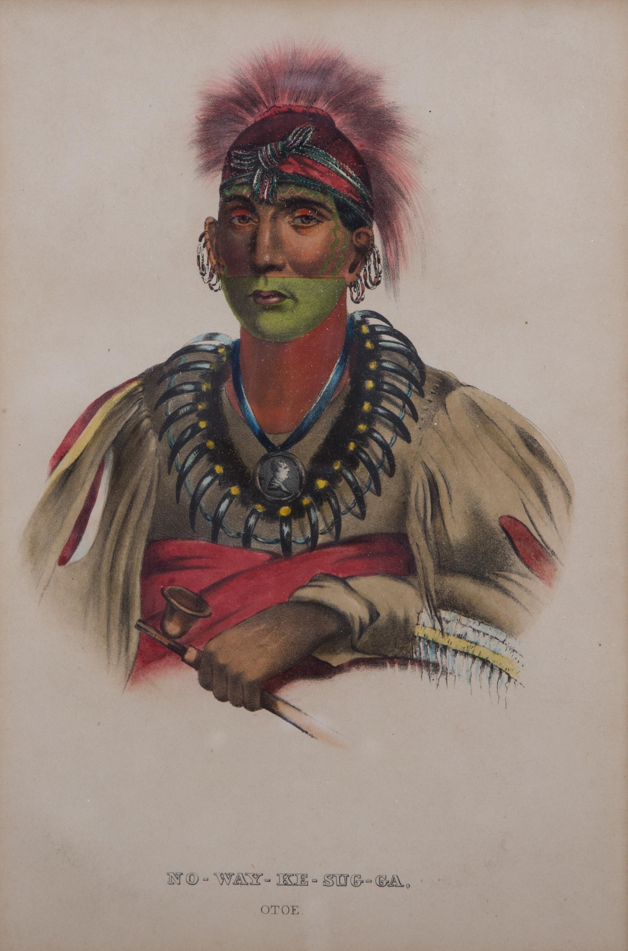 A Set of Six Color Lithographs 9 x 6 inches. — After McKenney & Hall's