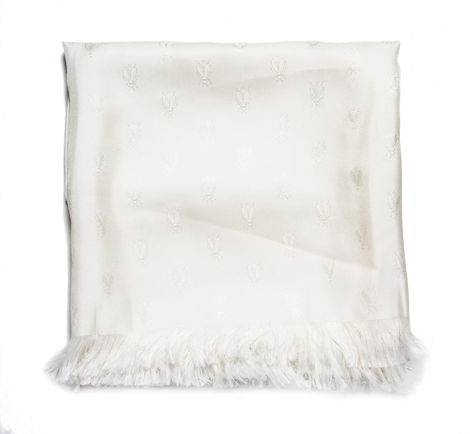 An Hermes Silk Jacquard Oblong Scarf, 55 x 36 inches.