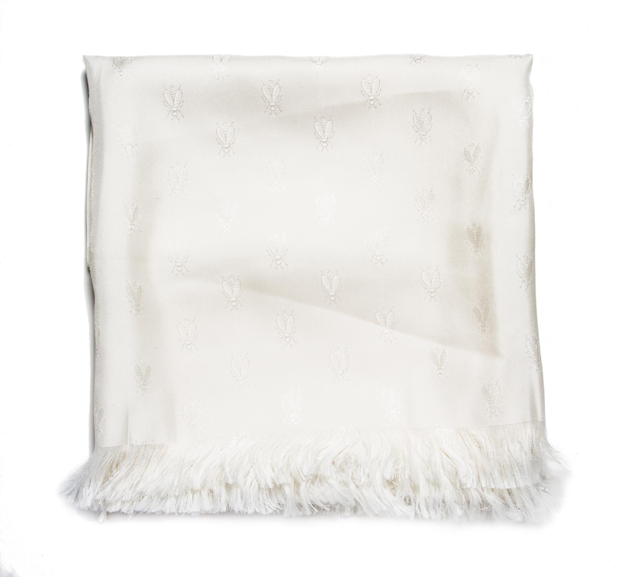 An Hermes Silk Jacquard Oblong Scarf, 55 x 36 inches.