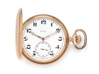 Zenith, 14K Yellow Gold Hunter Case Pocket Watch