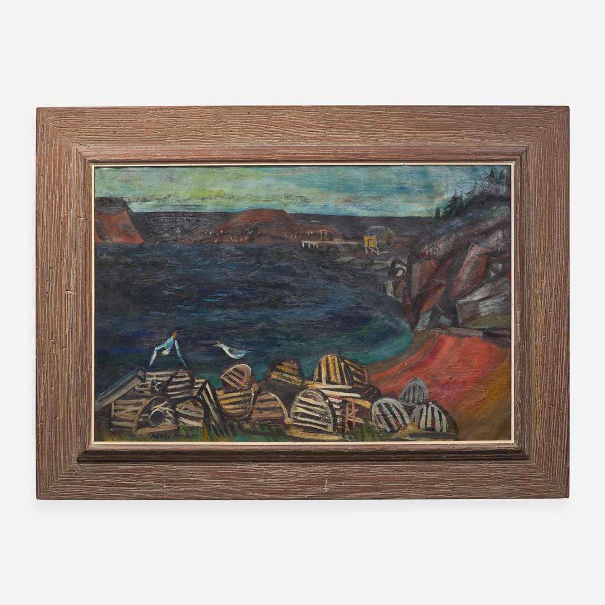 Maurice Freedman (American, 1904-1984) Monhegan Traps