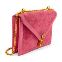 Hermès, Alcazar Bag in Pink Doblis Suede, 1986