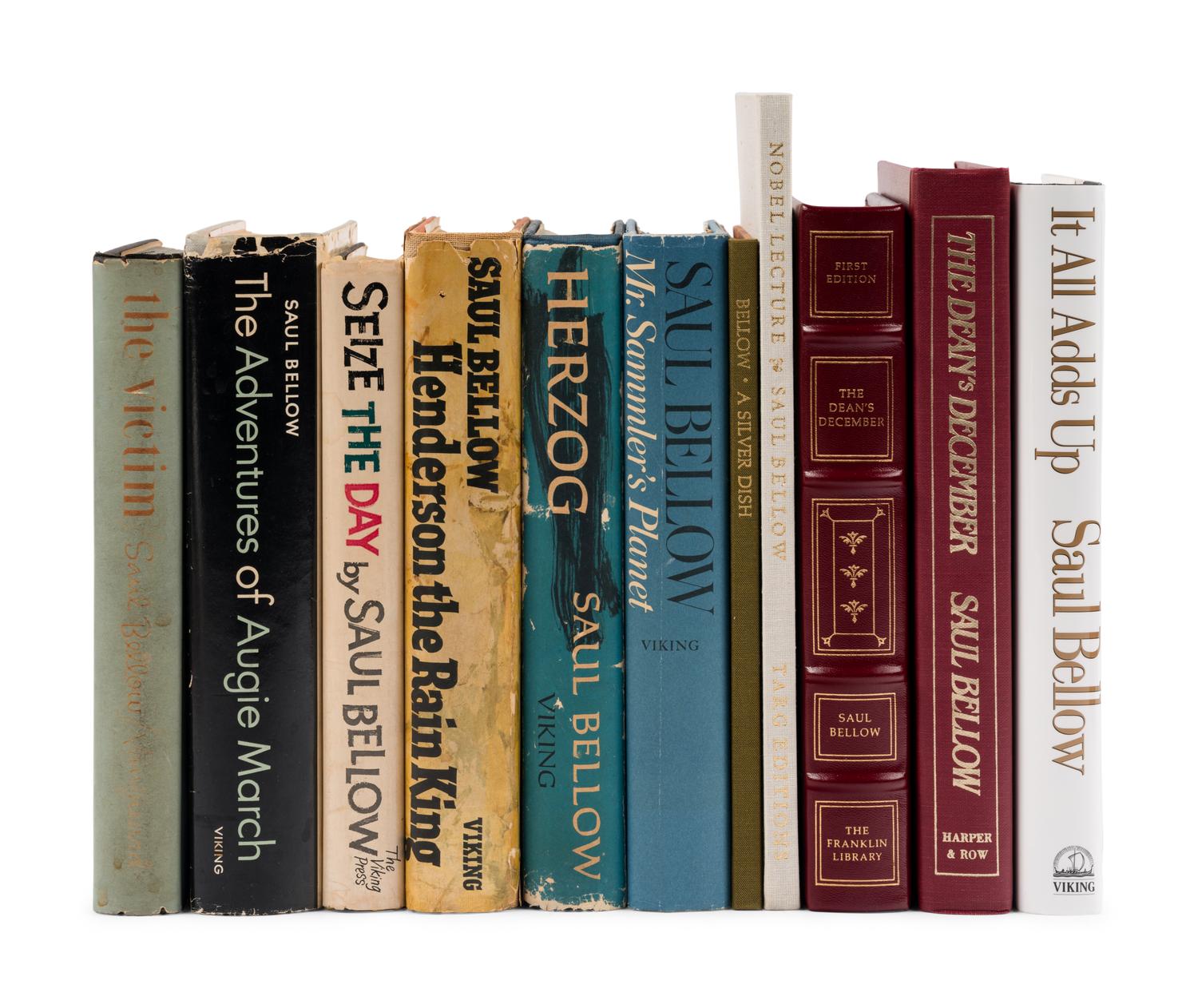 BELLOW, Saul (1995-2005). A group of 11 FIRST EDITIONS, MANY SIGNED, comprising: