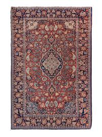A Kashan Wool Rug