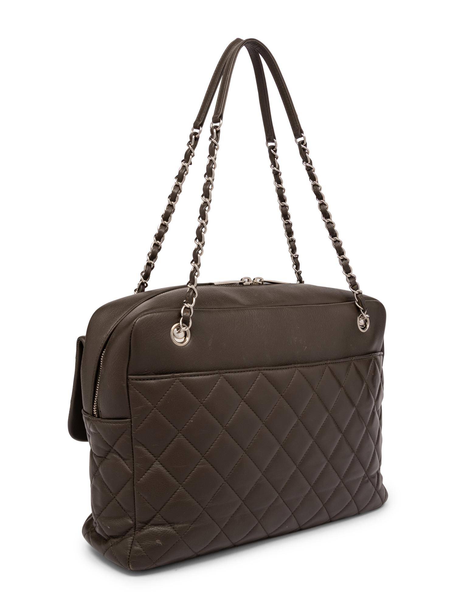 Chanel Quilted Flap Bowling Bag, 2017-18