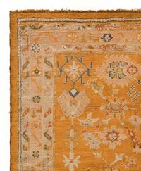 An Oushak Corridor Carpet