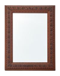 A Rare Daniel Pabst Signed and Dated Oak Framed Mirror, Daniel Pabst (German-American, 1826-1910), Philadelphia, PA, Dated "1884"