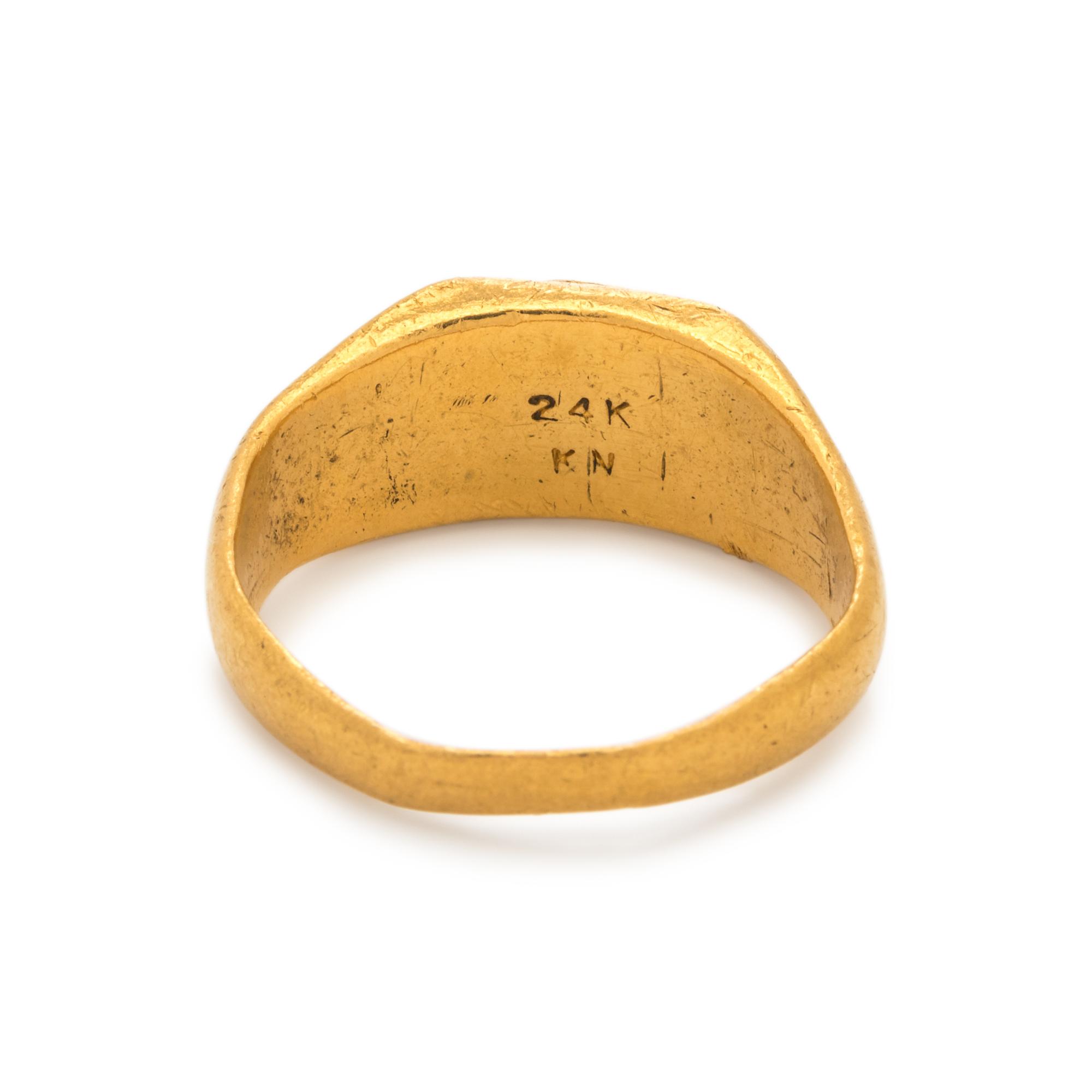 YELLOW GOLD RING