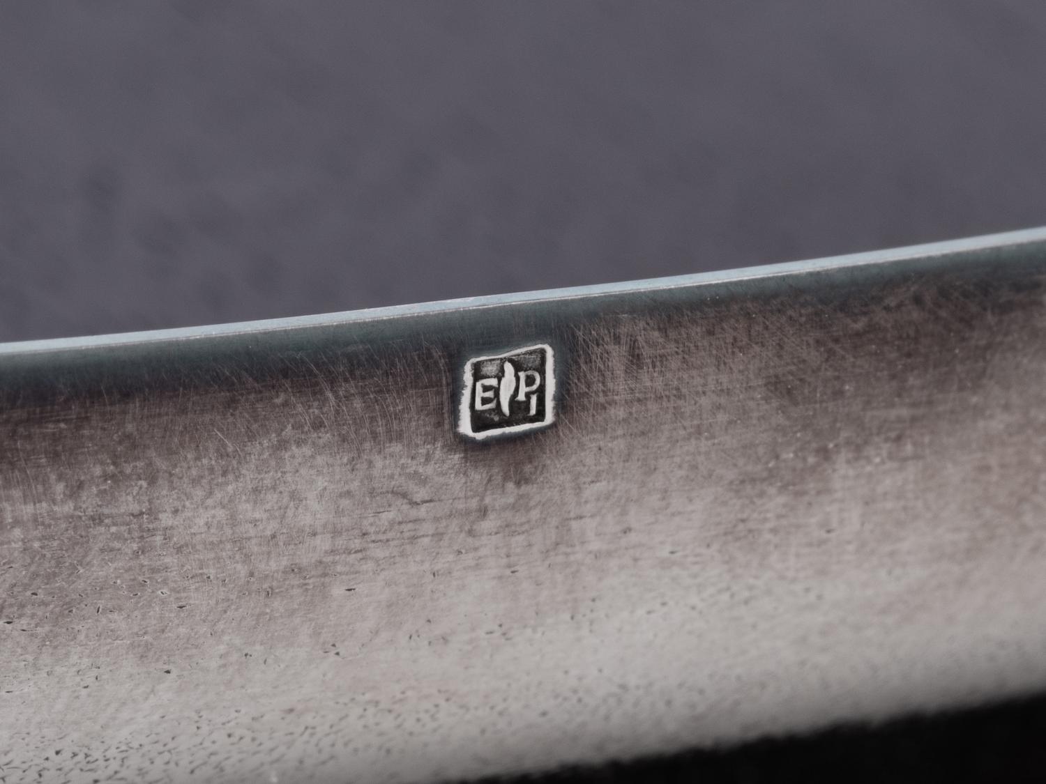 A Puiforcat Silver-Plate and Rosewood Tray