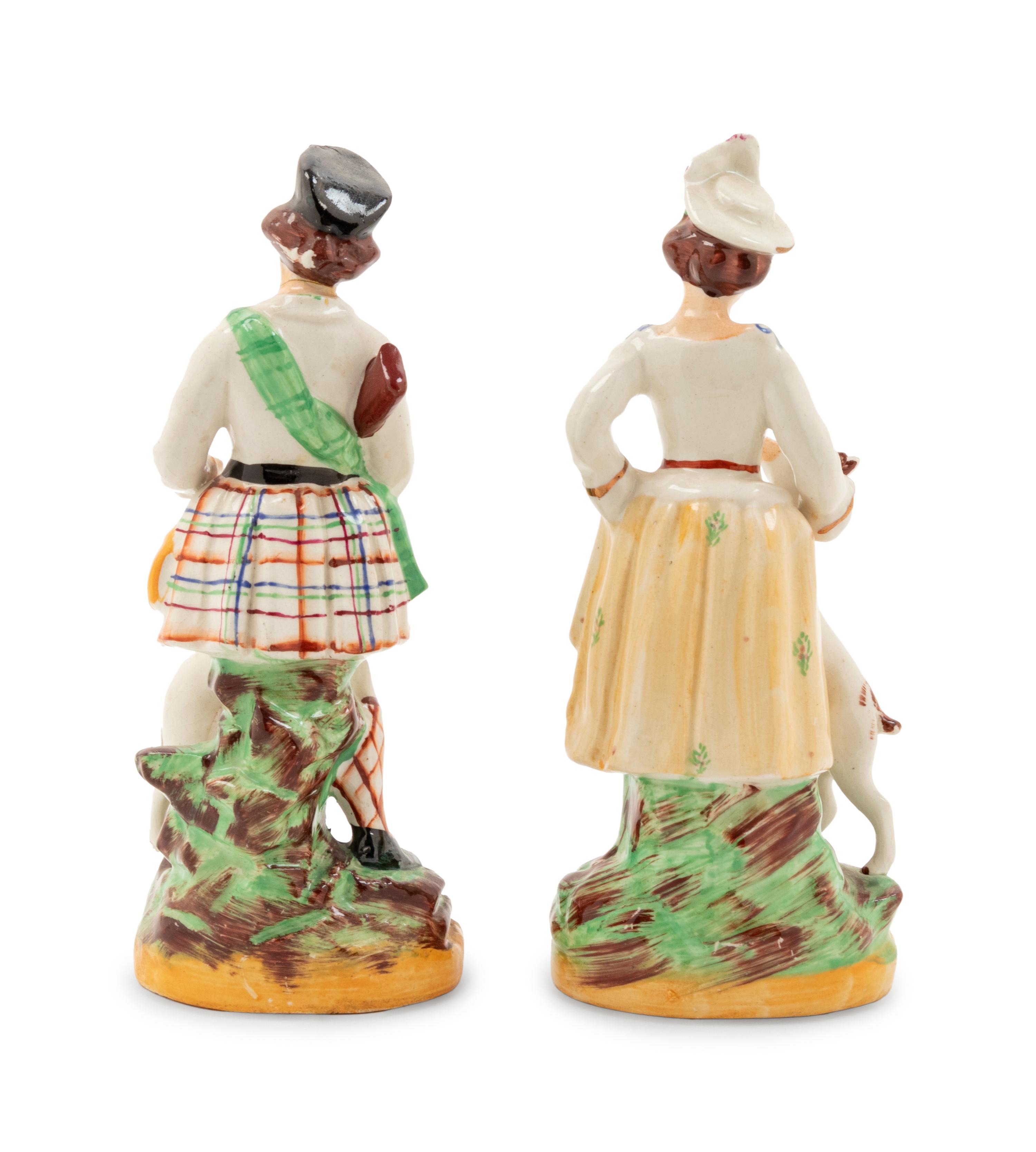 Two Staffordshire Style Figural Groups