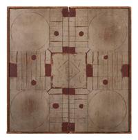 Four Paint Decorated Game Boards