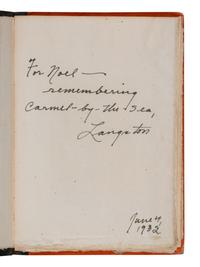HUGHES, Langston (1901-1967). Dear Lovely Death . Amenia, NY: Troutbeck Press, 1931.