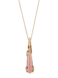 WANDER, CUPRIAN TOURMALINE AND COLORED DIAMOND 'STILETTO SERIES' PENDANT/NECKLACE