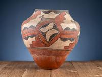 Zia Polychrome Pottery Olla