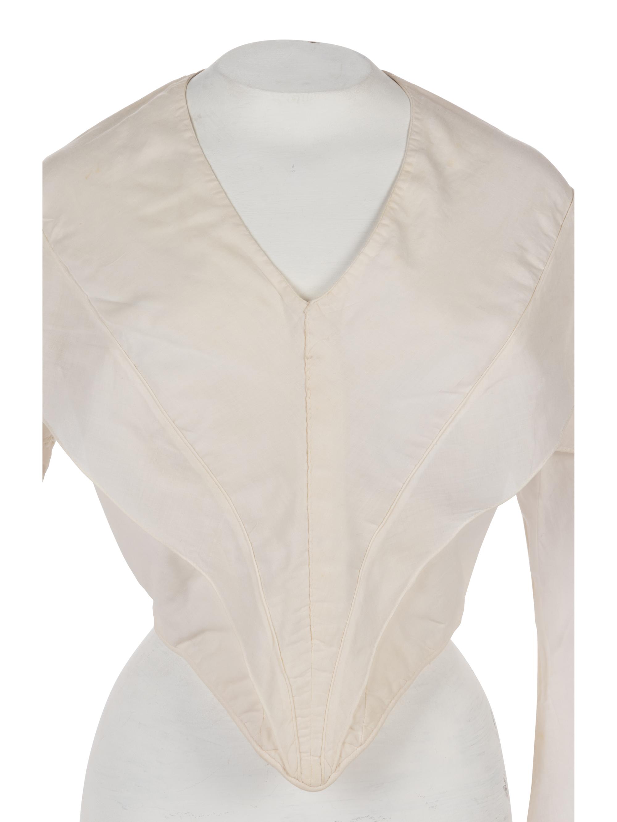 Two 19th Century Cotton Bodices, 1830-40s