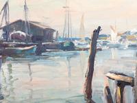 Gloucester Harbor Scene