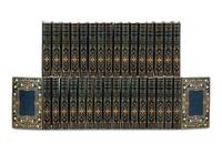 [BINDINGS] -- [BONAPARTE, Napoleon (1769-1821)]. [The Napoleon Series]. HAZLITT, William. Life of Napoleon Bonaparte . 12 volumes. -- BOURRIENNE, Louis Antoine Fauvelet de (1769-1834). Life of Napoleon Bonaparte . 8 volumes. -- JUNOT, Laure, Duchesse D'Abrantes (1784-1838). Memoirs of Madame Junot . 12 volumes. London: H.S. Nicols Co., n.d.