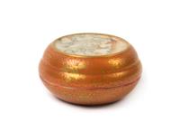 A Chinese Famille Rose Porcelain Seal Paste Box 18TH CENTURY OR EARLIER Diameter 3 1/2 inches. — 18TH CENTURY OR LATER