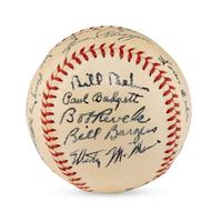 A 1947 Denver Bears Team Signed Autograph Baseball
