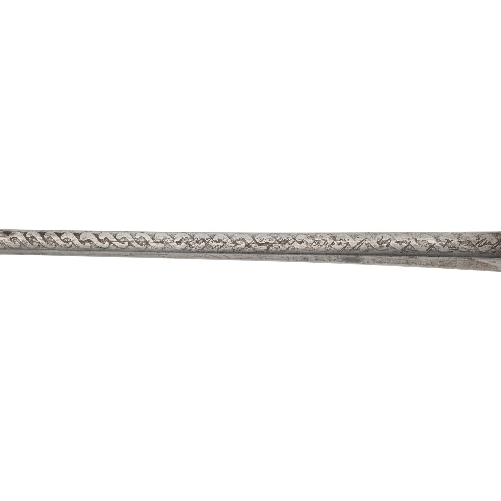Klingenthal Model 1840 Cavalry Officers Saber Inscribed in Memory of Lt. William W. Disosway - 1st NY Mounted Rifle - Killed by a Deserter