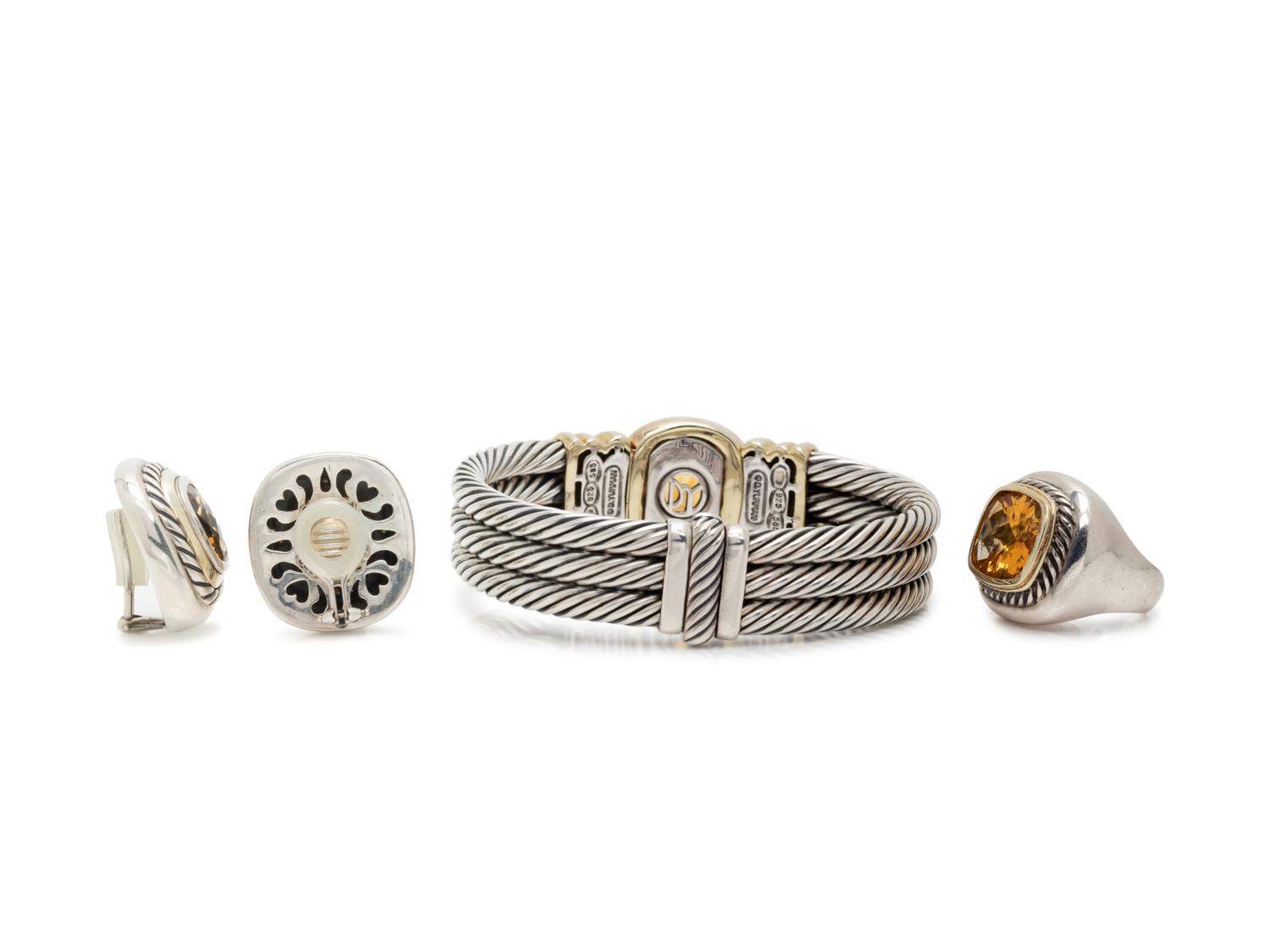 DAVID YURMAN, CITRINE 'ALBION' SET