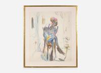 Claes Oldenburg (American, 1929-2022) - Seated Nude Study
