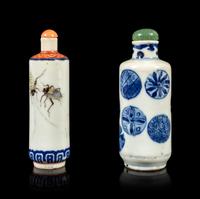 Two Porcelain Snuff Bottles