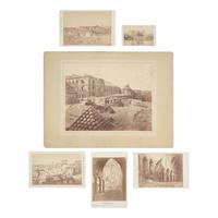 [Franco-Prussian War] Group of 6 photographs, including images documenting the Franco-Prussian War by Braun and Brady