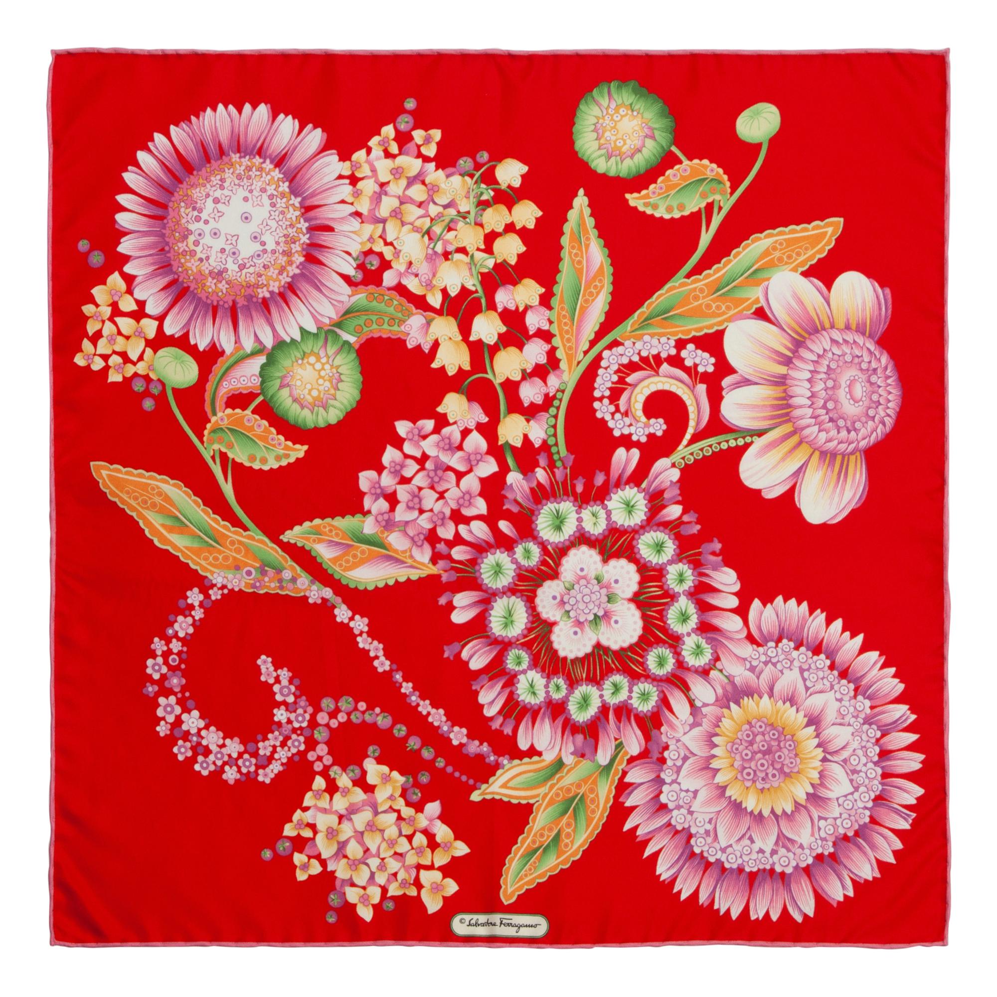 Six Designer Scarves: Givenchy, Gucci, Pucci, Ferragamo