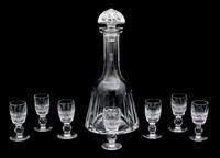 A Waterford Cut Glass Decanter Height of decanter 11 1/2 inches.