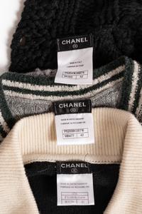 Three Chanel Cashmere Knits: Two Vests, One Cardigan, 2000-10s