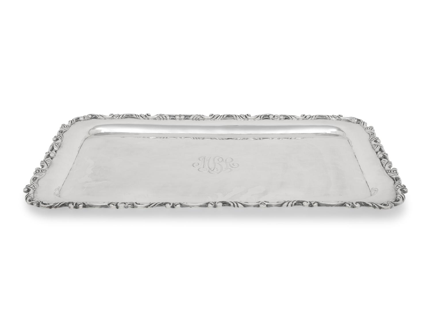 A Mexican Silver Tray
