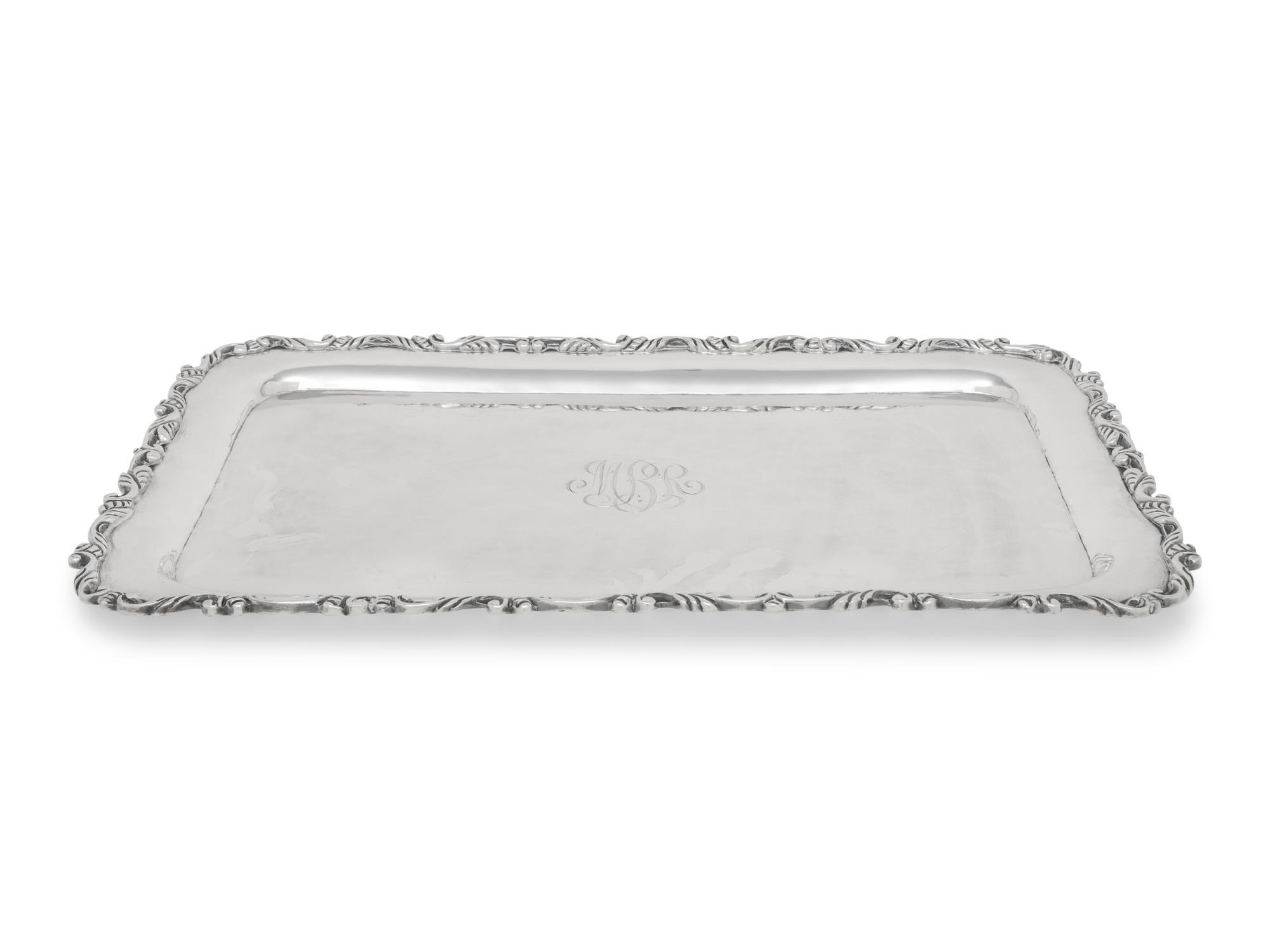 A Mexican Silver Tray