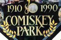 A Group of Framed Chicago White Sox Displays From Original Comiskey Park,
